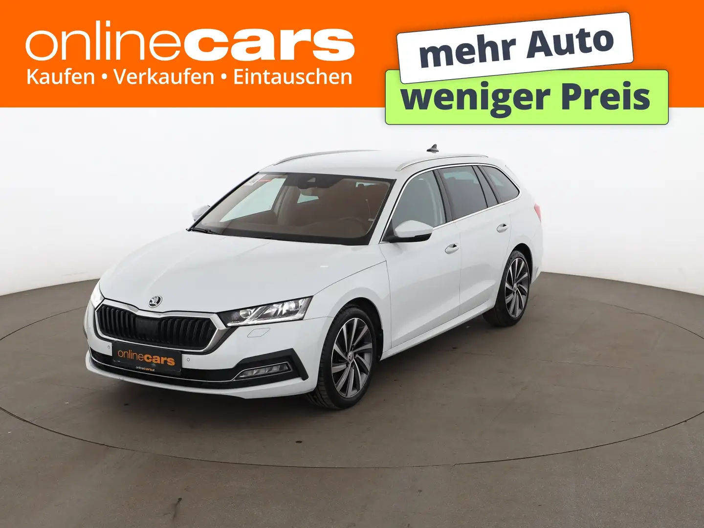 Skoda Octavia Combi 2.0 TDI Style Aut MATRIX HEAD-UP Weiß - 1