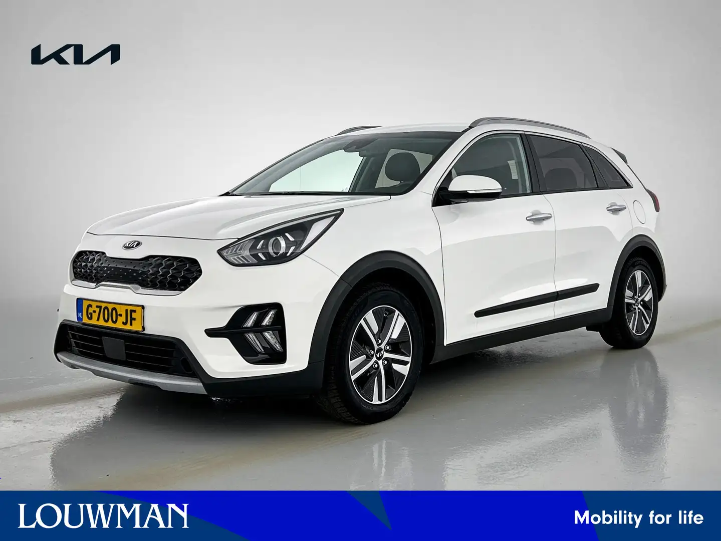 Kia Niro 1.6 GDi Hybrid DynamicLine | Half Lederen Bekledin Wit - 1
