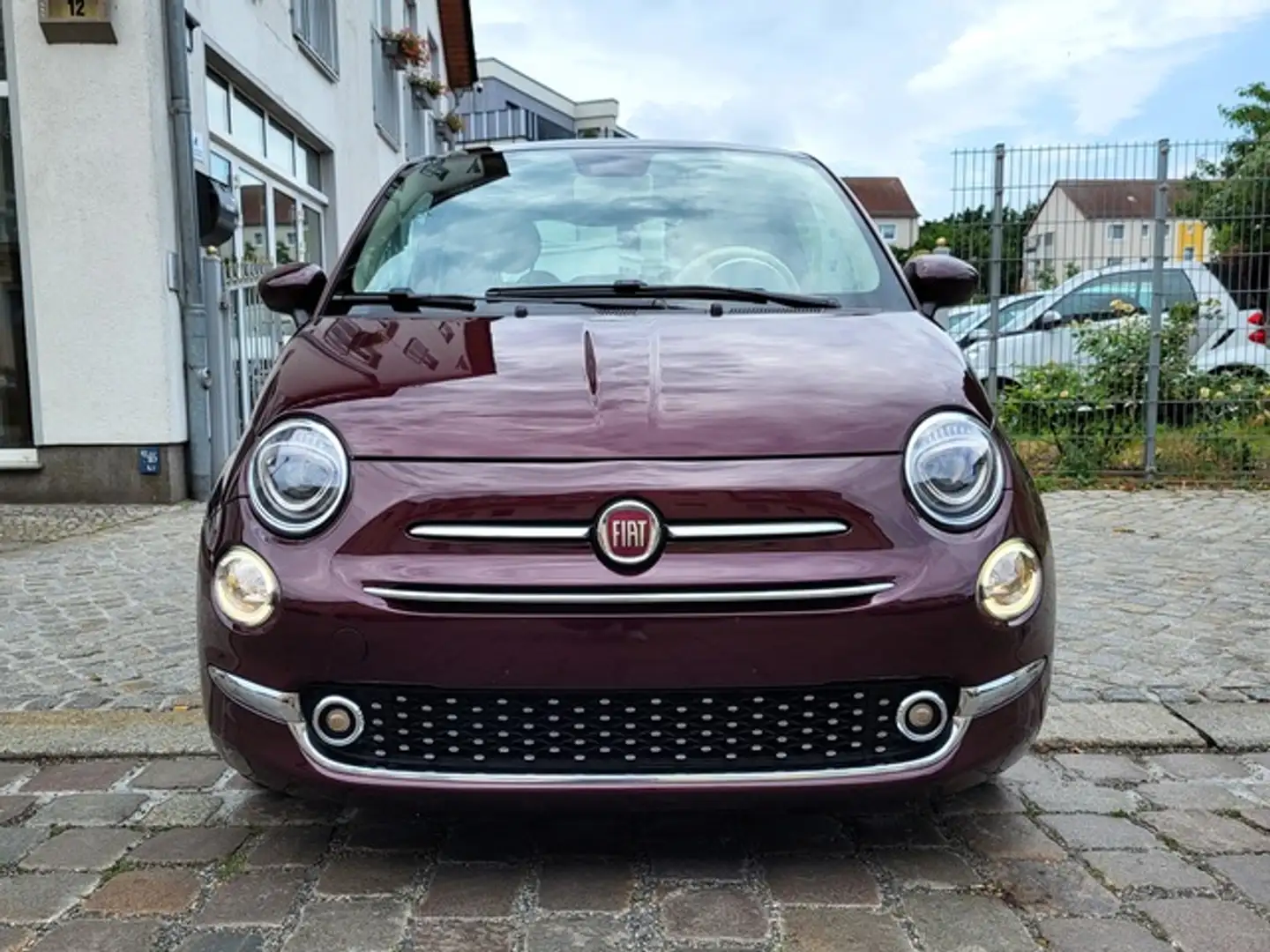 Fiat 500 Lounge PANO KLIMA TEMPOMAT ANDROID APPLE Violett - 2