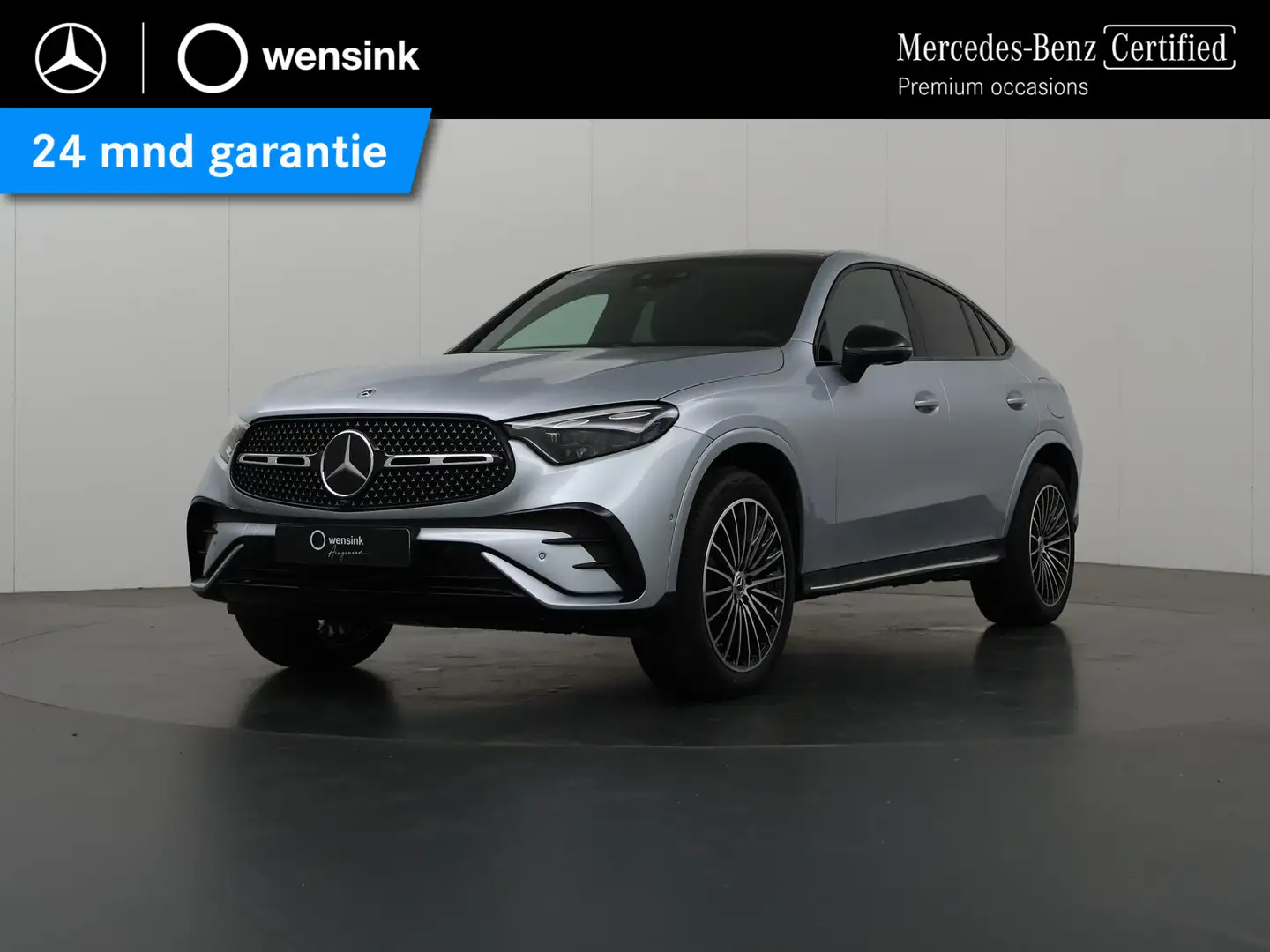 Mercedes-Benz GLC 300 Coupé 300e 4MATIC AMG Line | Panoramadak | Trekhaa Argento - 1