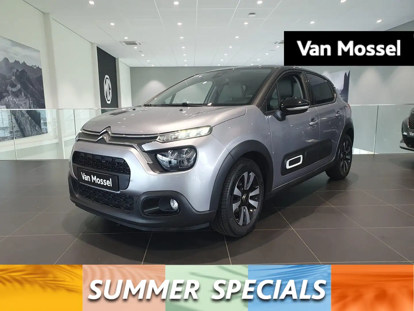 Citroen C3 1.2T Max Automaat+gps+camera+parkeerhulp achteraan Gris - 1