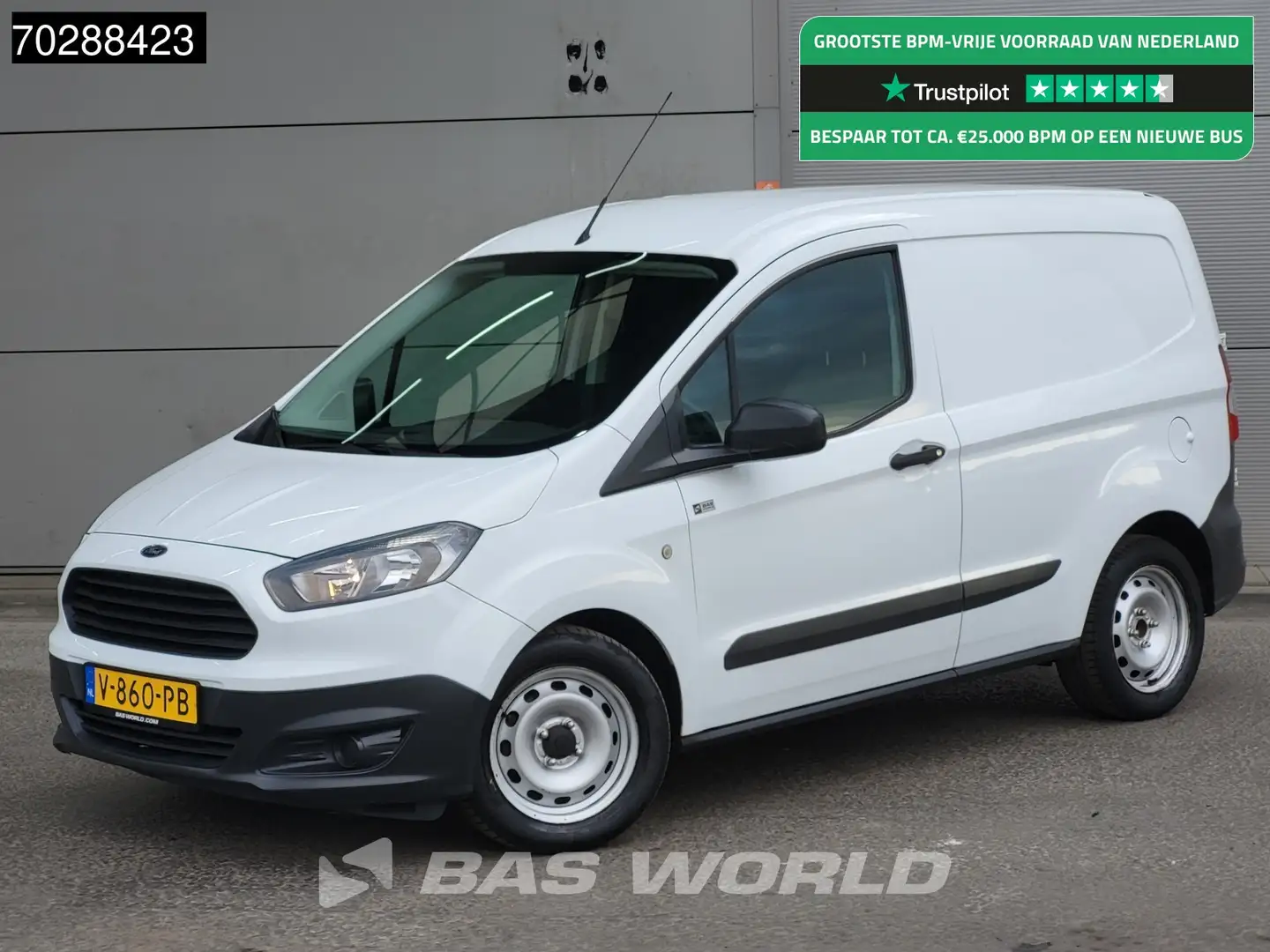 Ford Transit Courier 101PK L1H1 Airco Euro6 L1 Kompakt 3m3 Airco Wit - 1