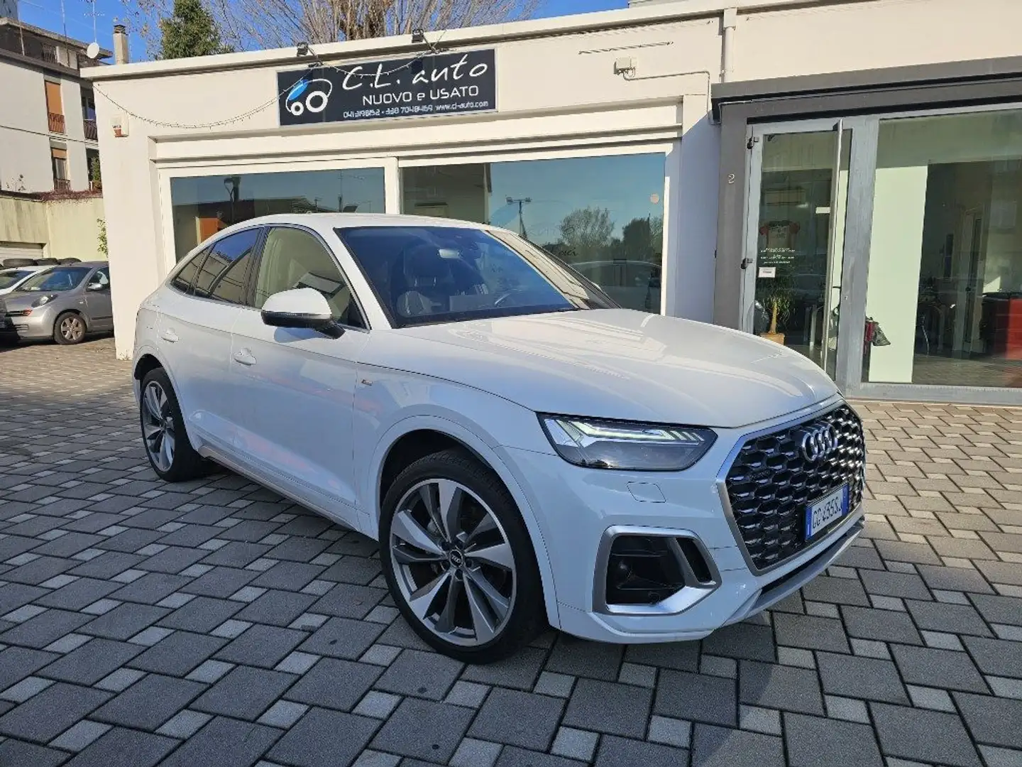Audi Q5 SPB 40 TDI quattro S tronic S line plus Blanc - 1