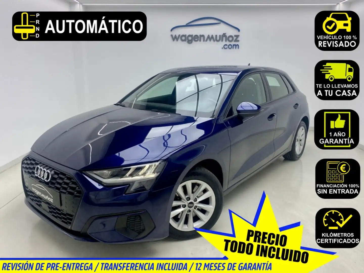 Audi A3 Sportback 35TDI S tronic Azul - 1