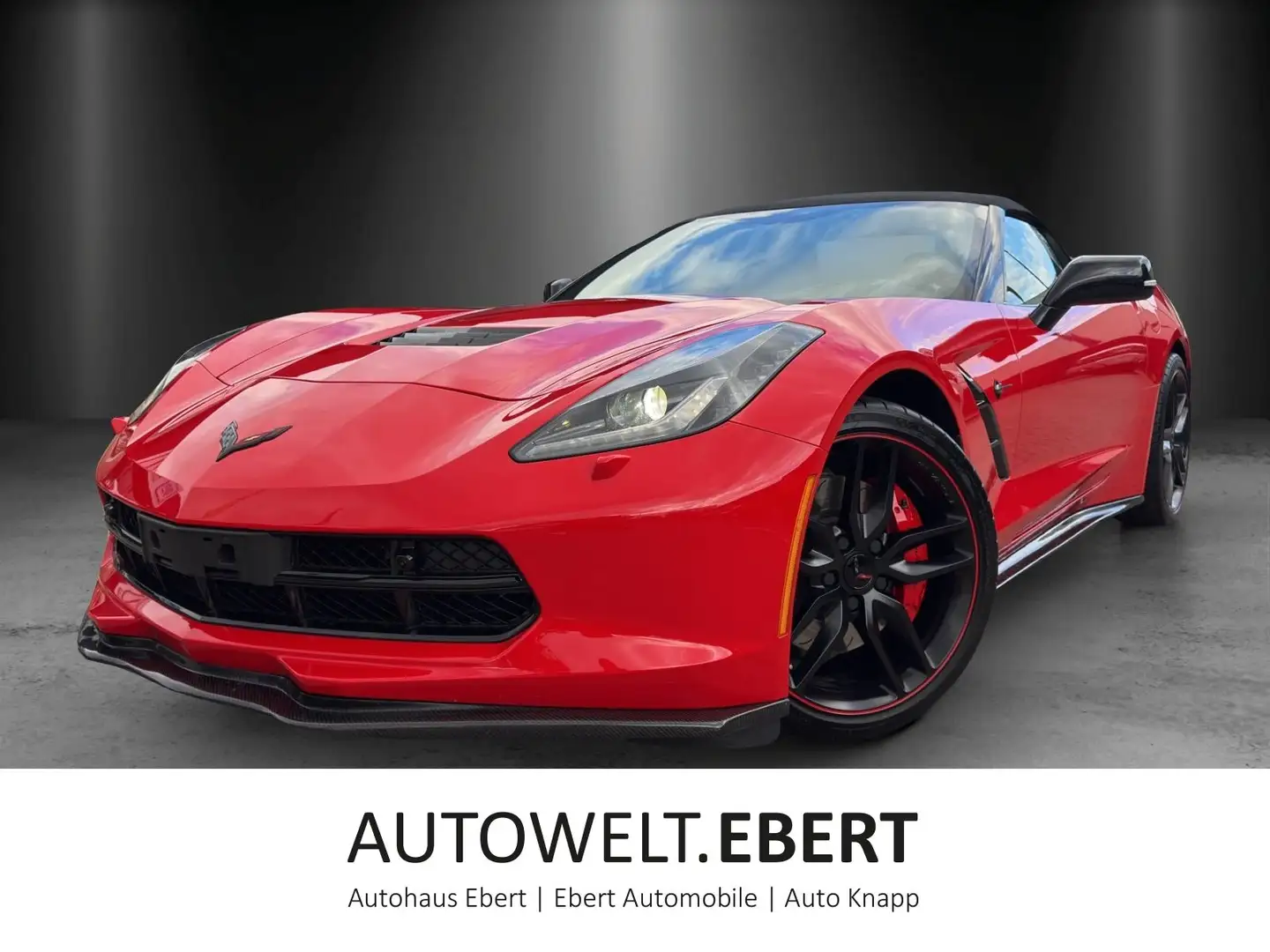 Corvette C7 Cabrio 3LT 2. HAND/UNFALLFREI/DEUTSCHES FZG Rouge - 1