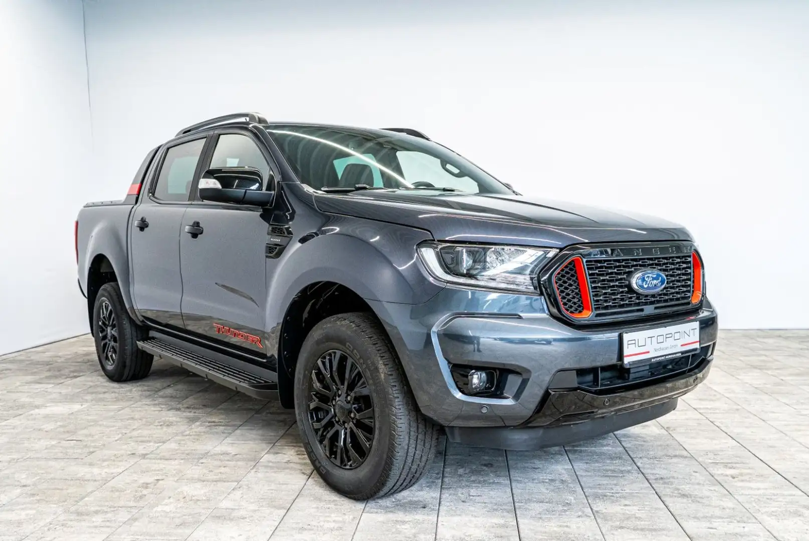 Ford Ranger Thunder 4x4 °Rollo°AHK°ACC°RFK°NAVI° Grau - 2