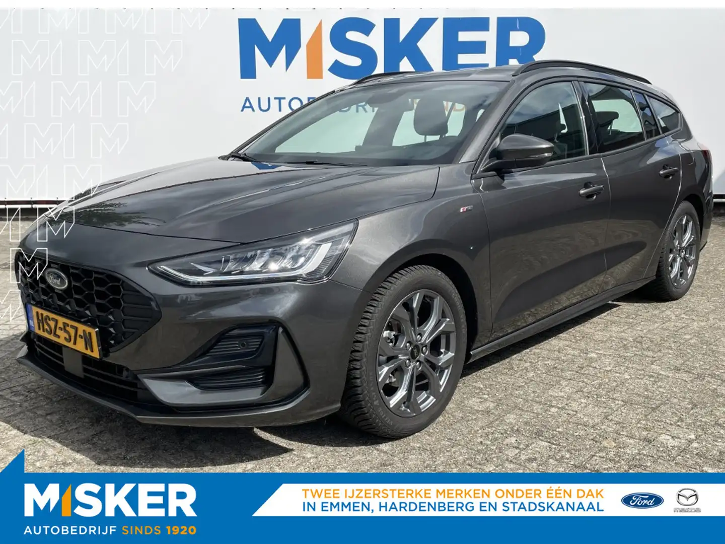 Ford Focus Wagon 1.0 EBH ST Line automaat 155pk Gris - 1