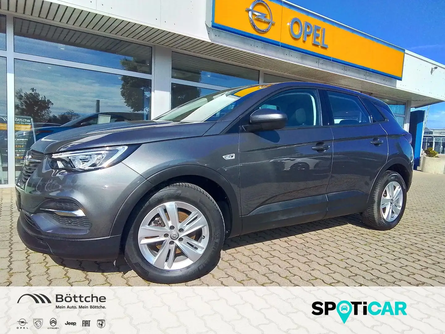 Opel Grandland 1.2 Edition Gris - 1
