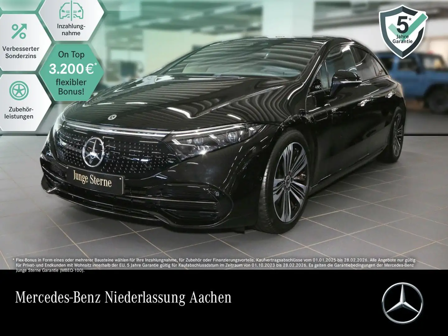 Mercedes-Benz EQS 350 Avantgarde Fahrass WideScreen Airmat Pano Negro - 1