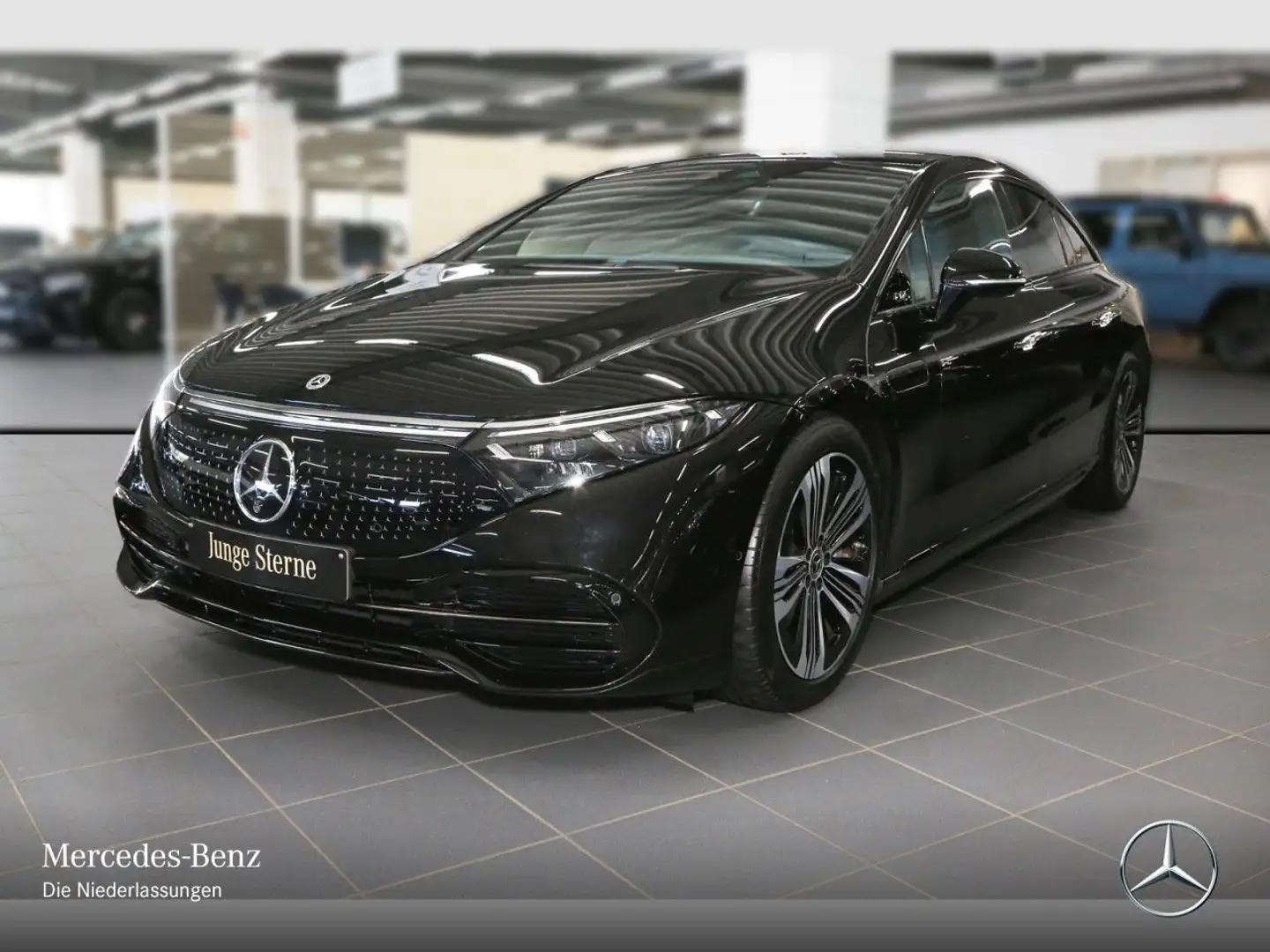 Mercedes-Benz EQS 350 Avantgarde Fahrass WideScreen Pano Distr. Negro - 2