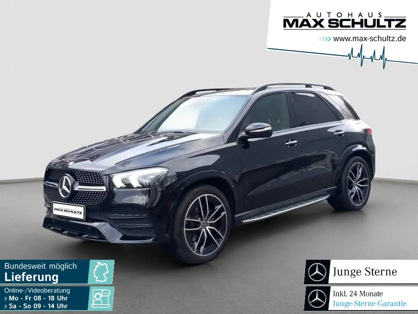 Mercedes-Benz GLE 400 d 4MATIC AMG Line*Night Paket*Pano Dach Schwarz - 1