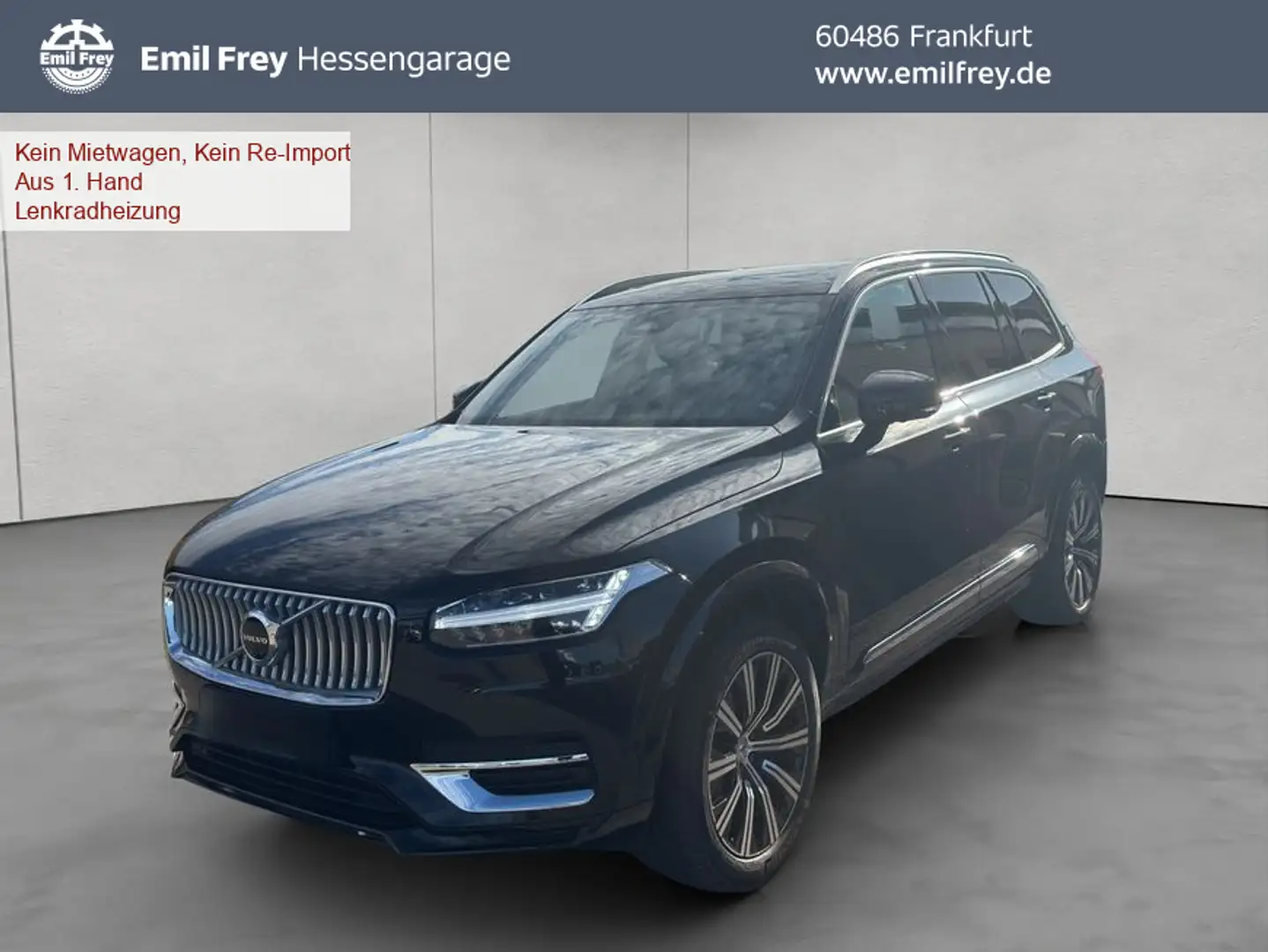 Volvo XC90 XC90 B5 AWD Plus-Bright 7S Glasd Standh 360° AHK Schwarz - 1