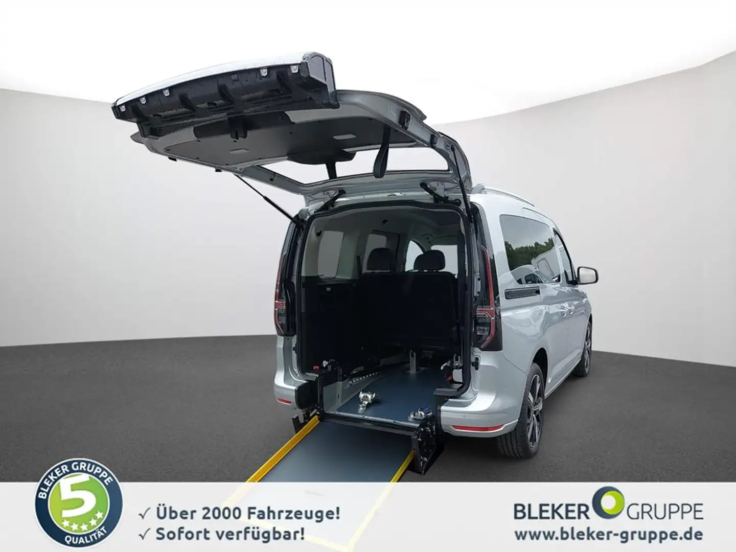 Volkswagen Caddy Style 1.5 TSI DSG Rollstuhlumbau Plateado - 2