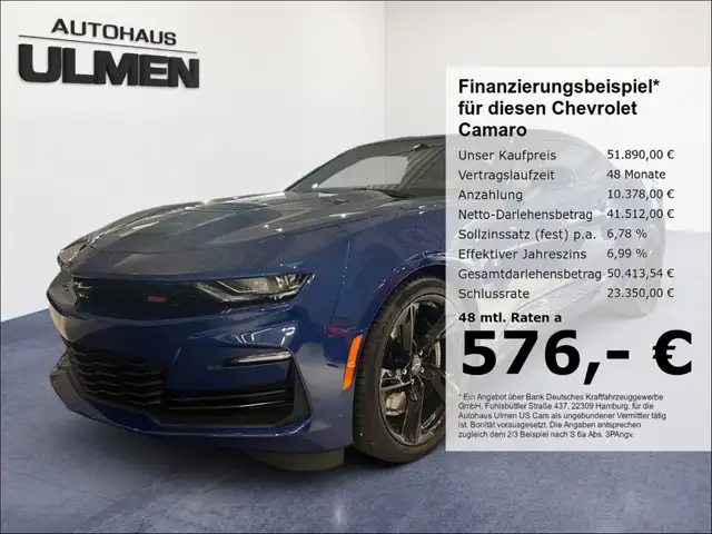 Chevrolet Camaro 6.2 V8 SS Klappenauspuff Bose HUD