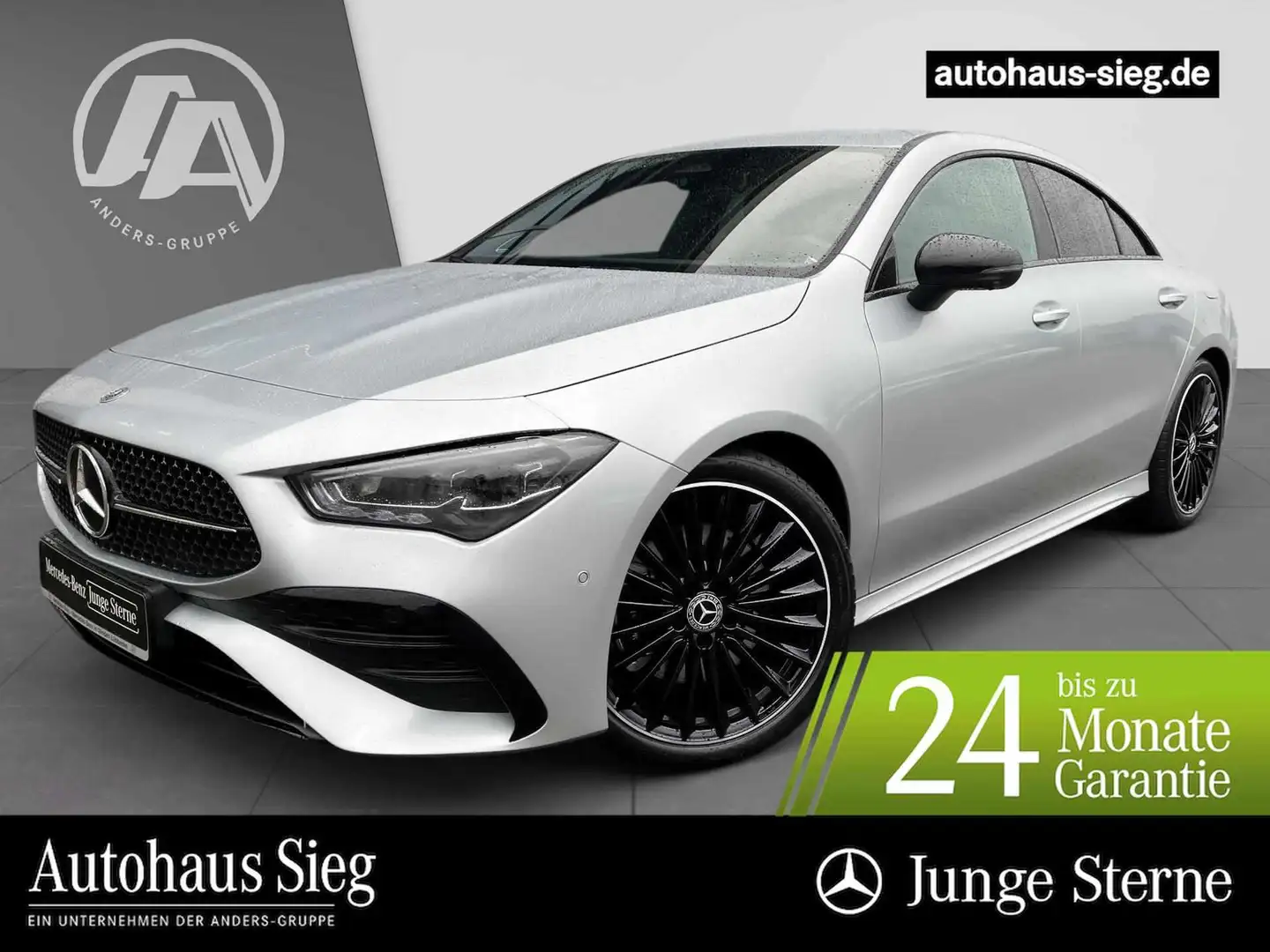 Mercedes-Benz CLA 200 AMG+MBUX+Burm+360°+AHK+Key+Distr+M-BEAM Silber - 1