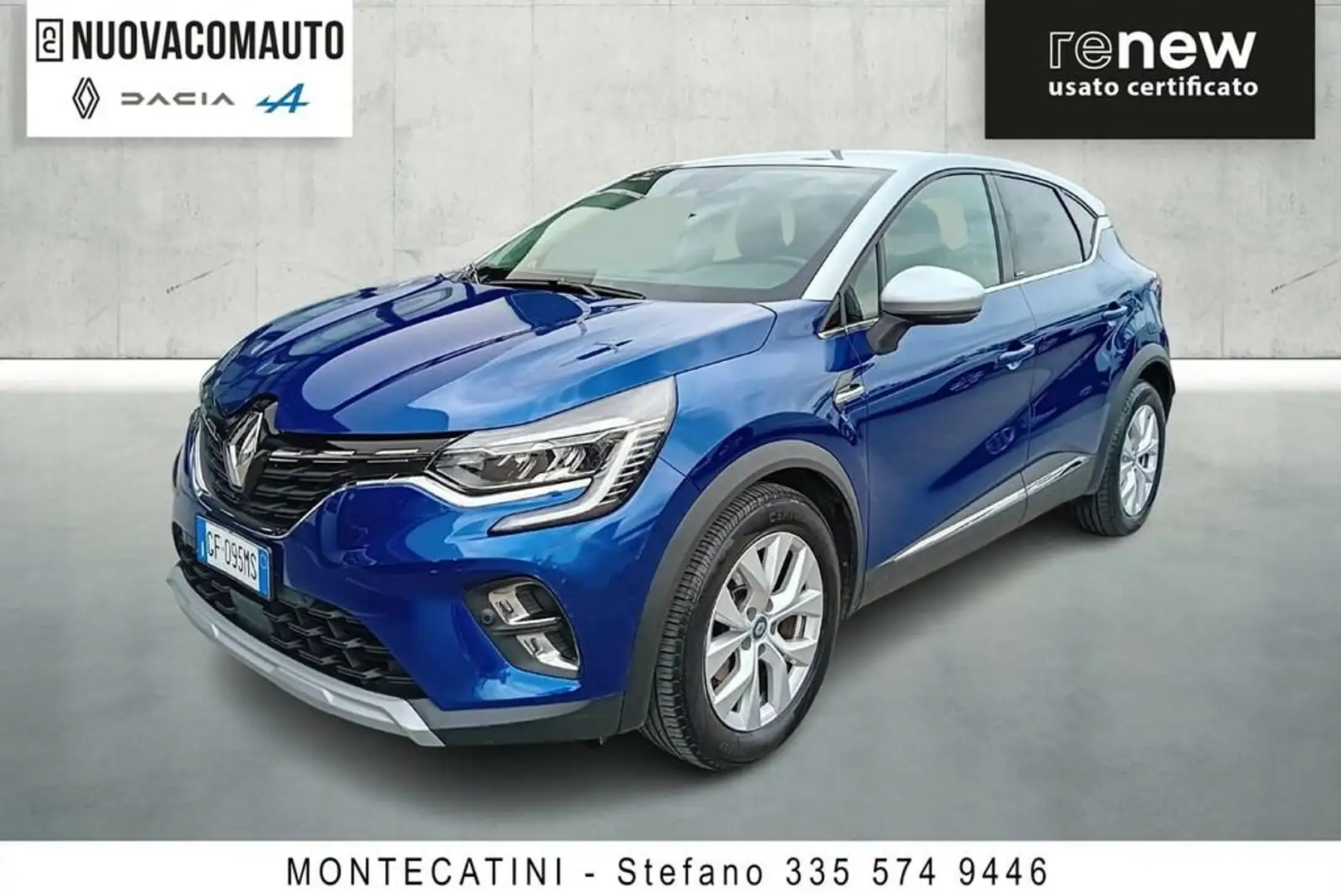 Renault Captur 1.6 plug-in hybrid Intens E-Tech 160cv auto my21 Bianco - 1