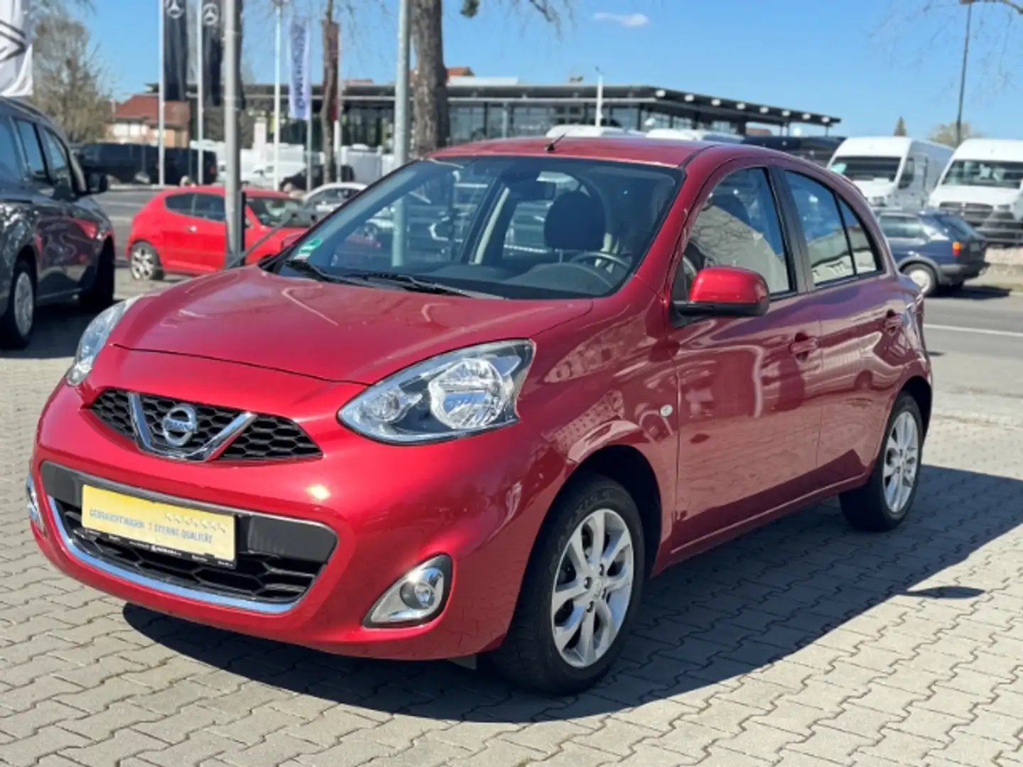 Nissan Micra Acenta 1.2 Automatik_nur 28 Tkm Червоний - 1