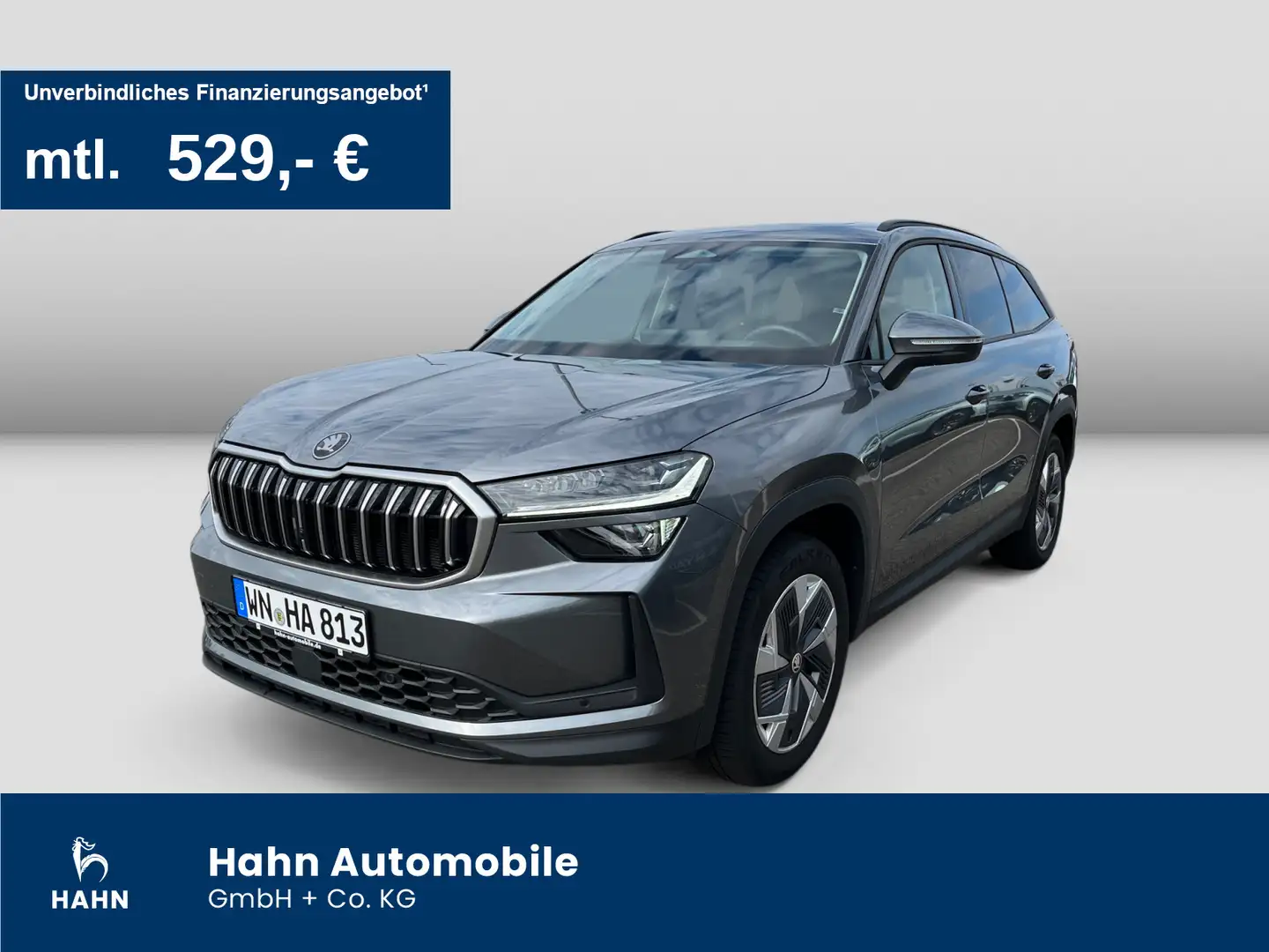 Skoda Kodiaq 2.0TDI DSG 4x4 Selection LED Nav Pano ACC Grijs - 1