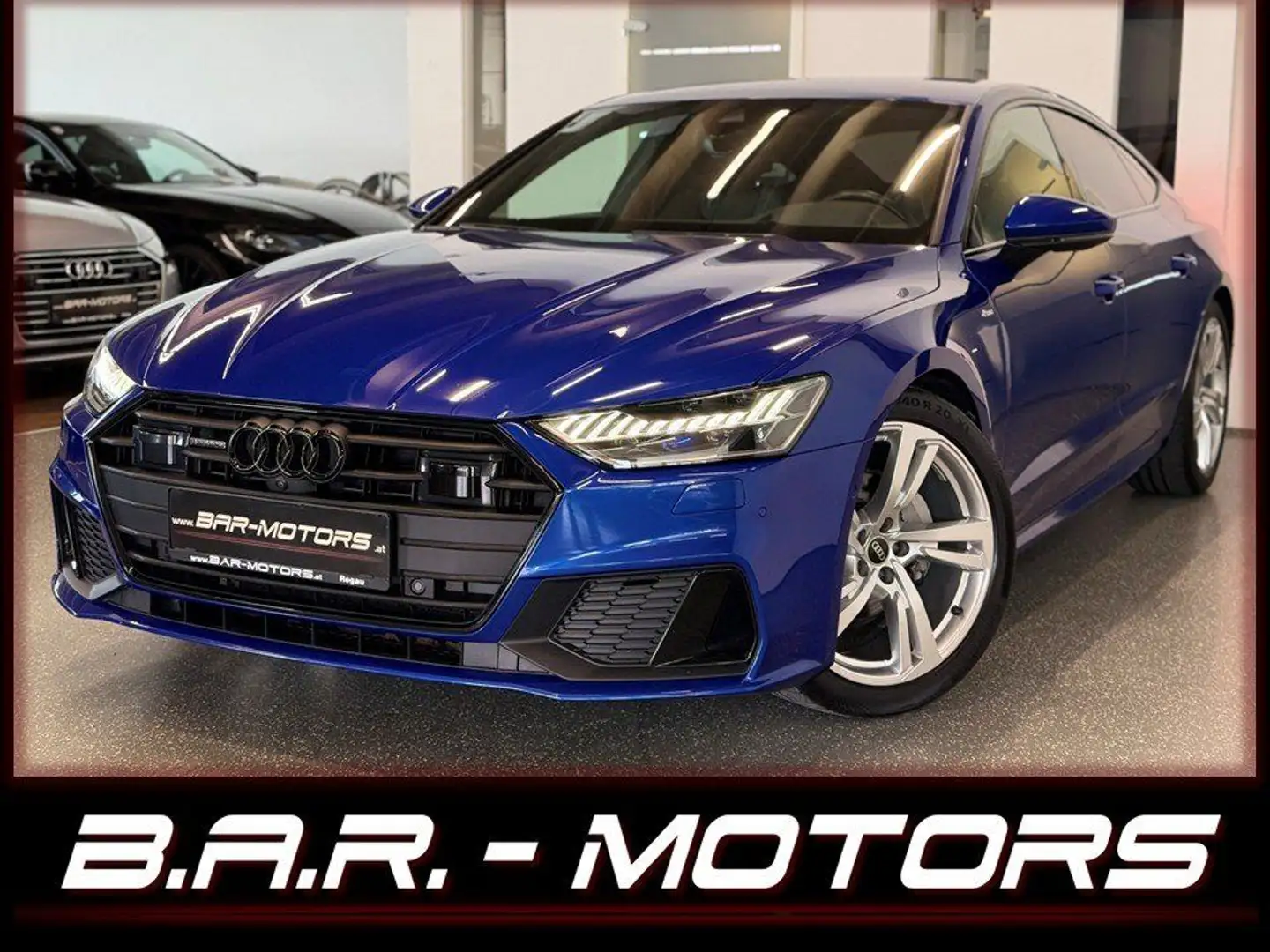 Audi A7 40 Sportback 2.0 TDI QUATTRO*S-LINE*HD-MATRIX*VIR Blau - 1