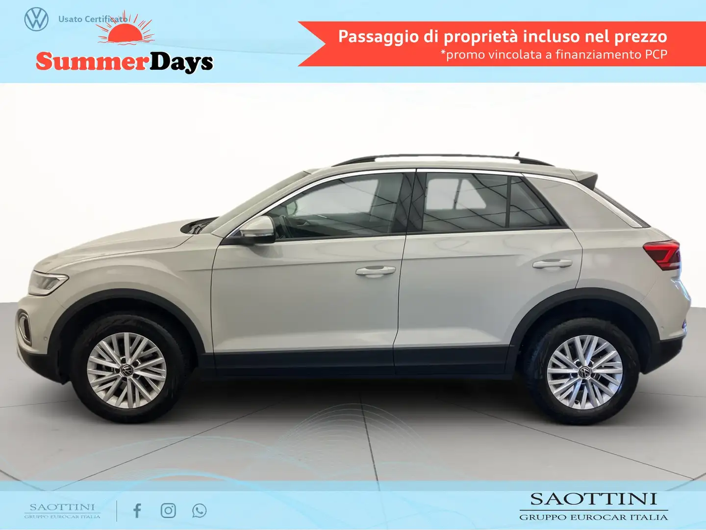 Volkswagen T-Roc 1.0 TSI Life 110 CV Grigio - 2