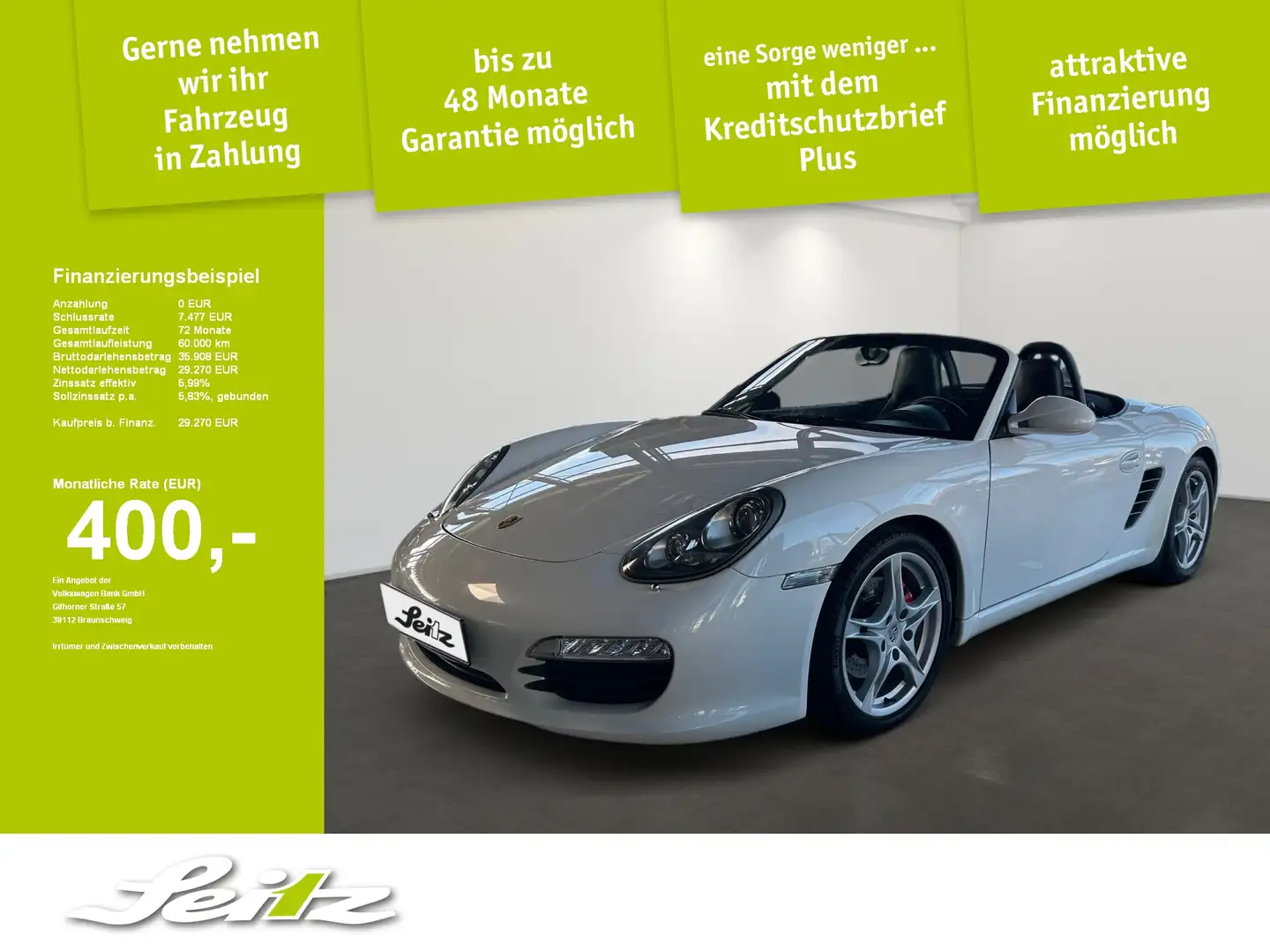 Porsche Boxster S 3.4 PDK - Scheckheftpflegt & Historie voll vorh Wit - 1