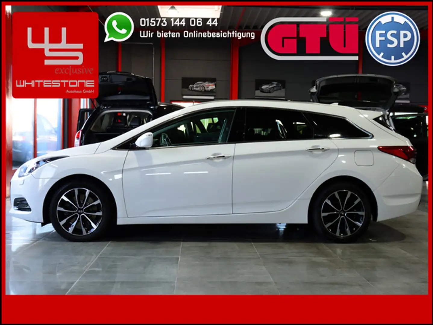 Hyundai i40 2.0 GDI Aut / Panorama / AHK / Xenon / Navi Blanc - 1