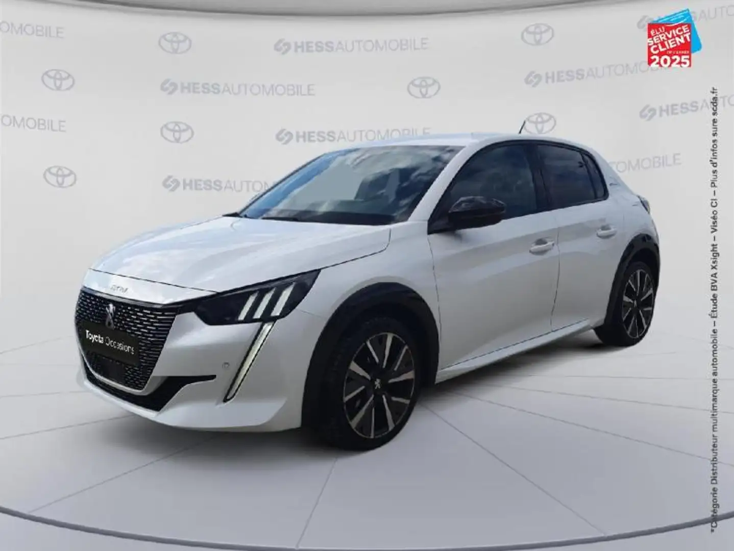 Peugeot e-208 1.2 PureTech 100ch S\u0026S GT Line Bianco - 1
