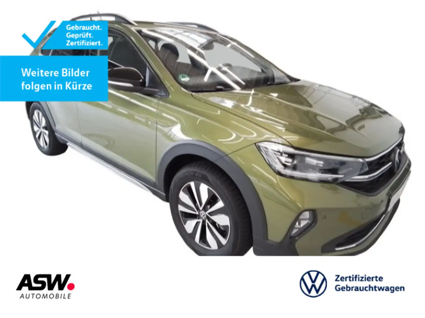 Volkswagen Taigo Goal 1.0 TSI DSG LED Navi PDC SHZ VC AHK Grün - 1