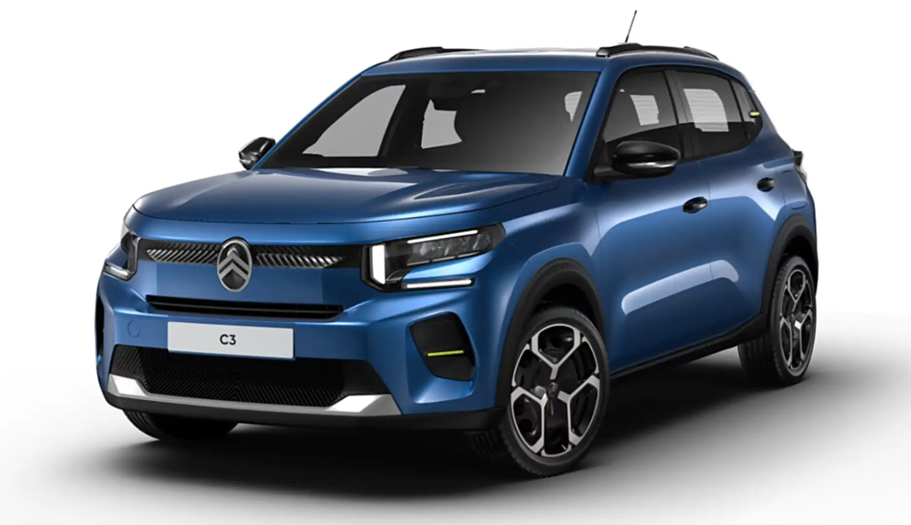 Citroen C3 Turbo 100 S&S 6-Gang-Manuell Plus (C4863) Blau - 1