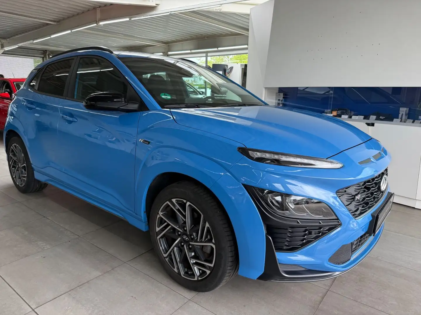 Hyundai KONA 1.6 CRDI*2 WD*N Line*NAV*APP-CON*LED*SHZ*HEAD-UP Blau - 1