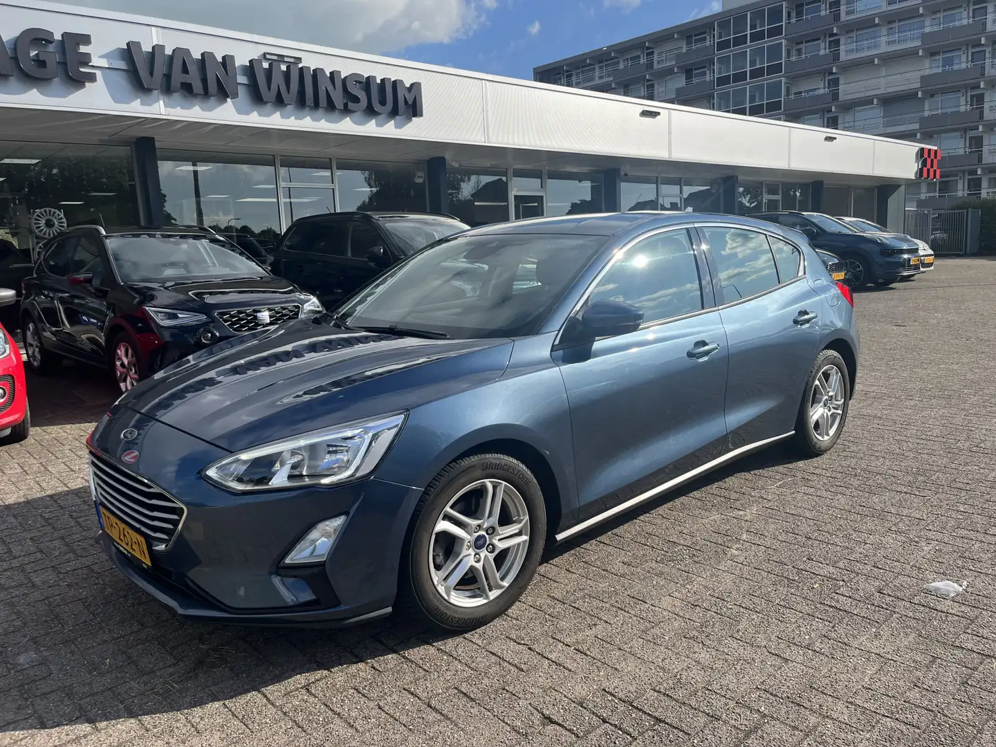 Ford Focus 1.0 EcoBoost Trend Edition Business navi cruise Lm Blauw - 1