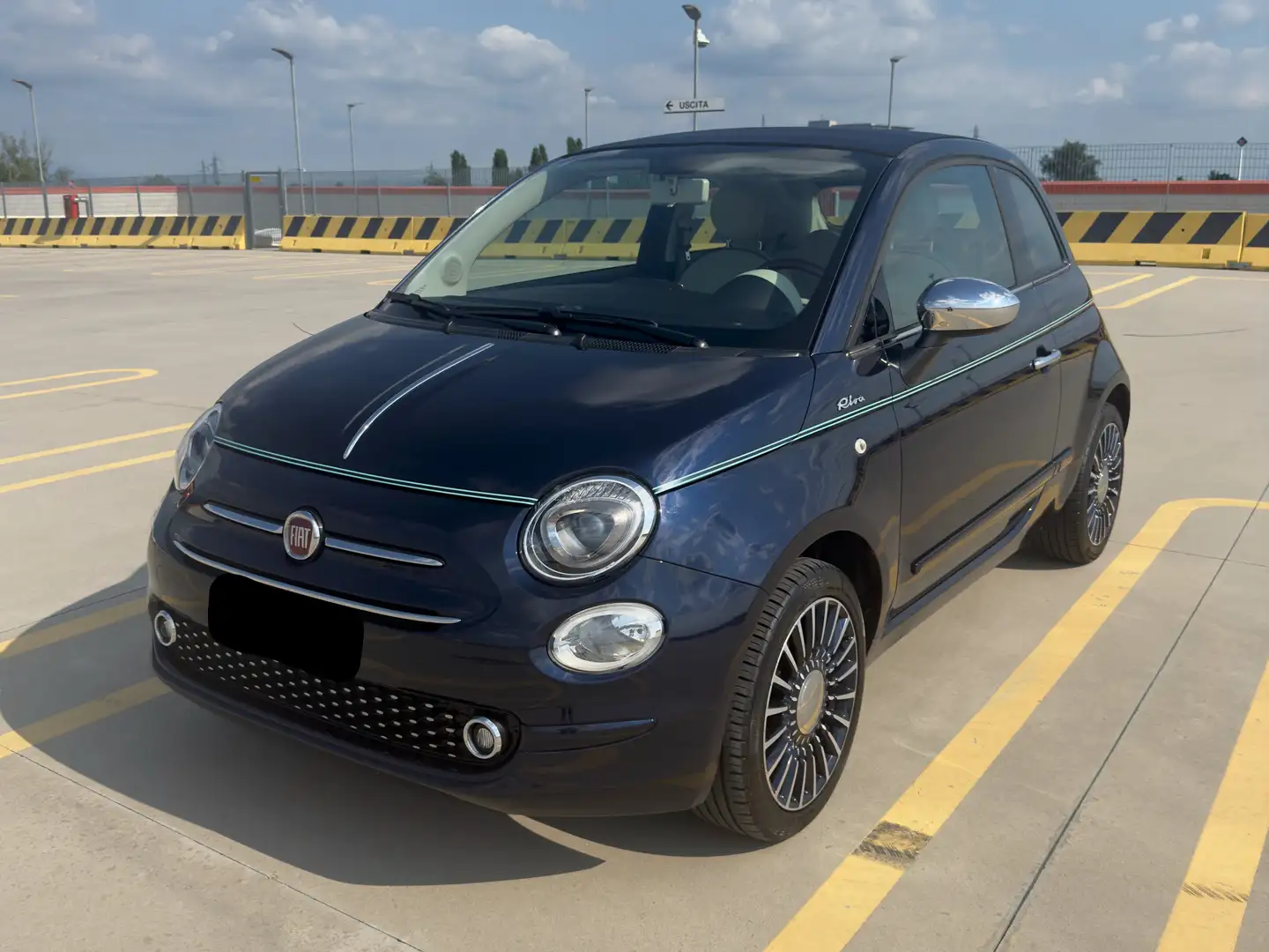 Fiat 500 500 III 2015 1.2 Riva 69cv Blu/Azzurro - 1