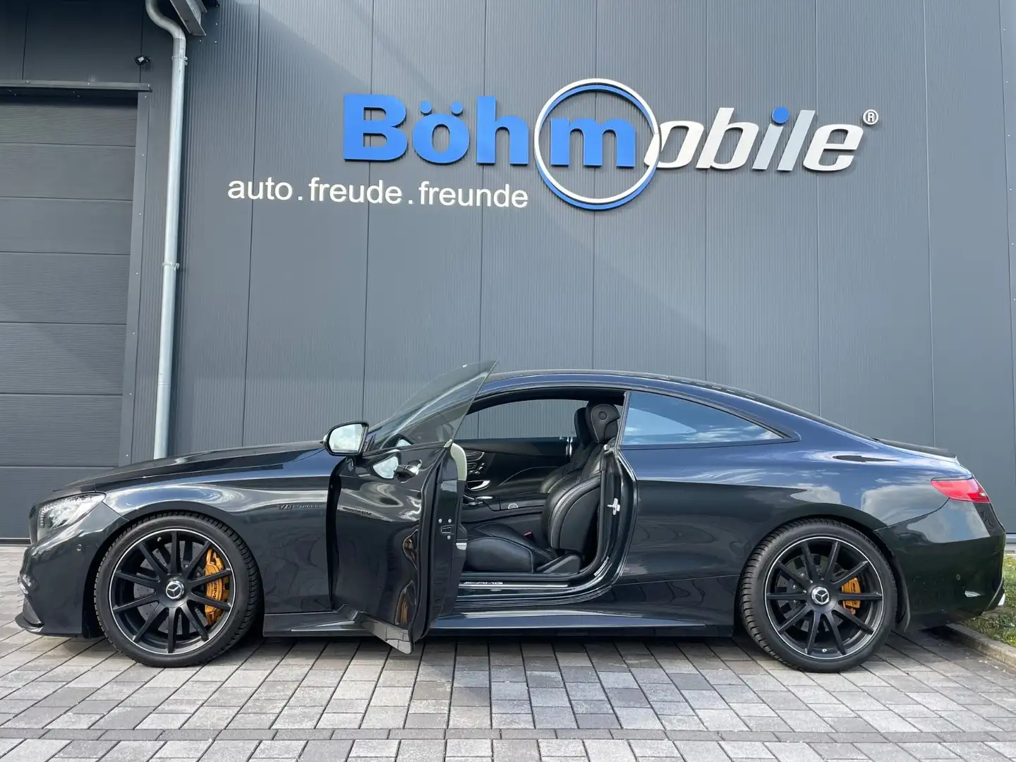 Mercedes-Benz S 63 AMG 4M Coupé/HUD/Pano/Carbon/Top/MWST. awb. Noir - 2
