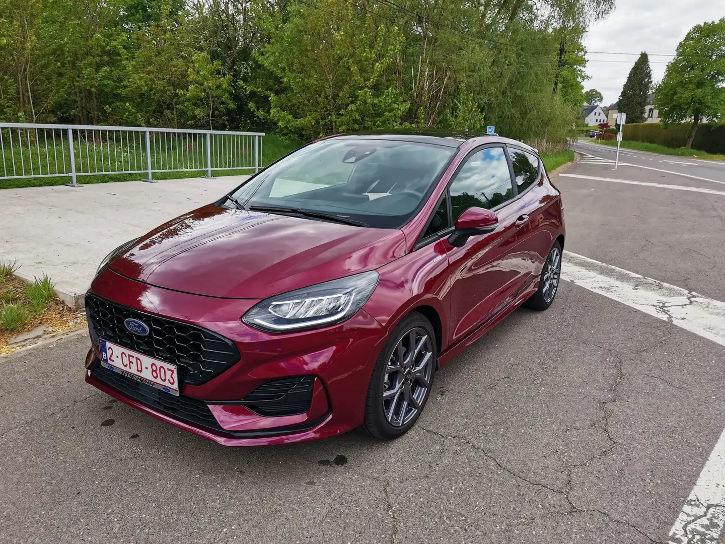 Ford Fiesta Fiesta 1.0 EcoBoost MHEV ST-Line Mauve - 1