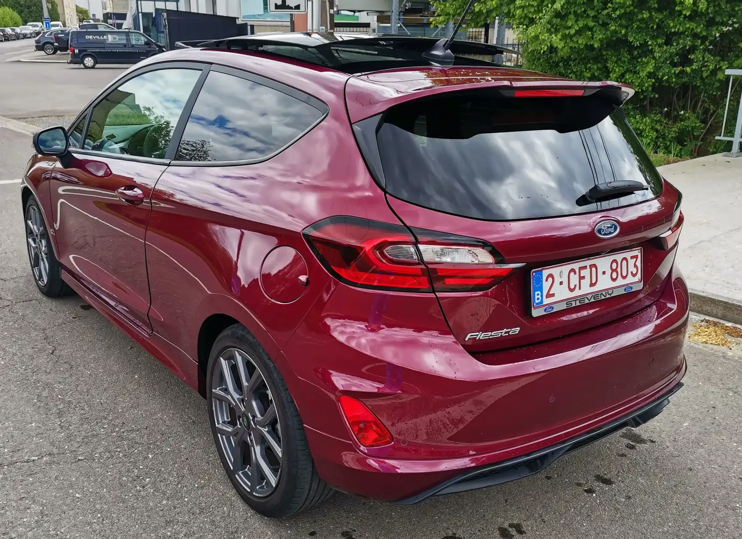 Ford Fiesta Fiesta 1.0 EcoBoost MHEV ST-Line Mauve - 2