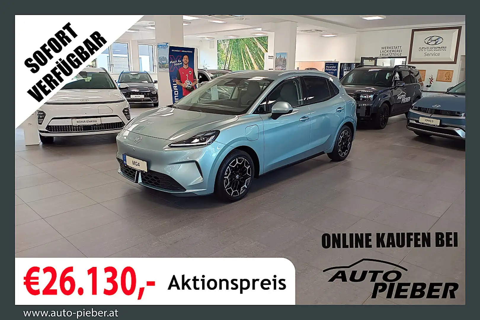 MG MG4 EV Urban 54 kWh Luxury *LED*Navi* Silber - 1