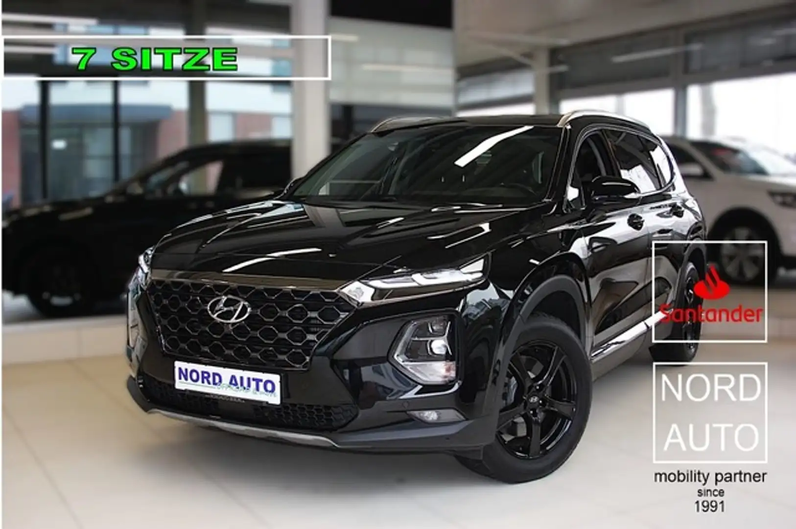 Hyundai SANTA FE Santa Fe 2.2 PRIME 4x4 Navi/Leder/Ahk/LED/7Sitze Noir - 1