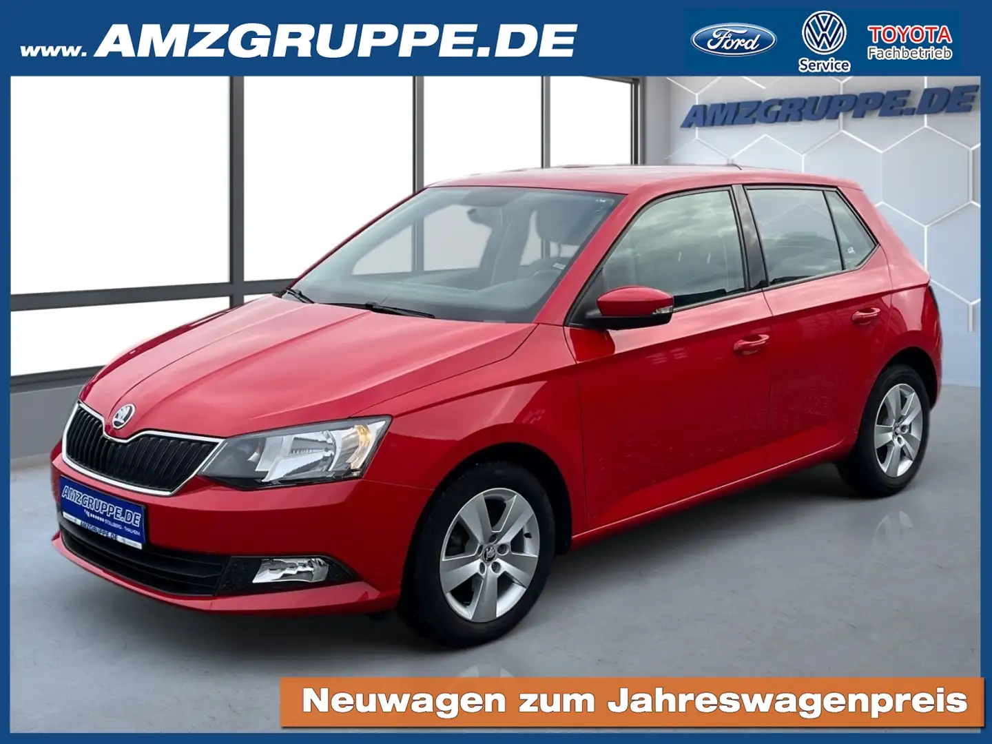 Skoda Fabia 1.0TSI Ambition Klima+PDC+Sitzheizung Rot - 1