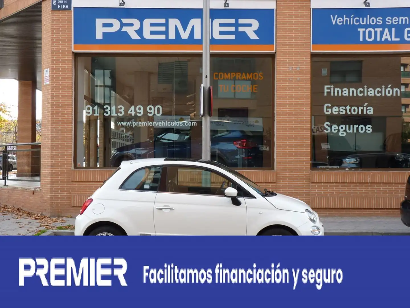Fiat 500 1.2 GLP Lounge Blanco - 1