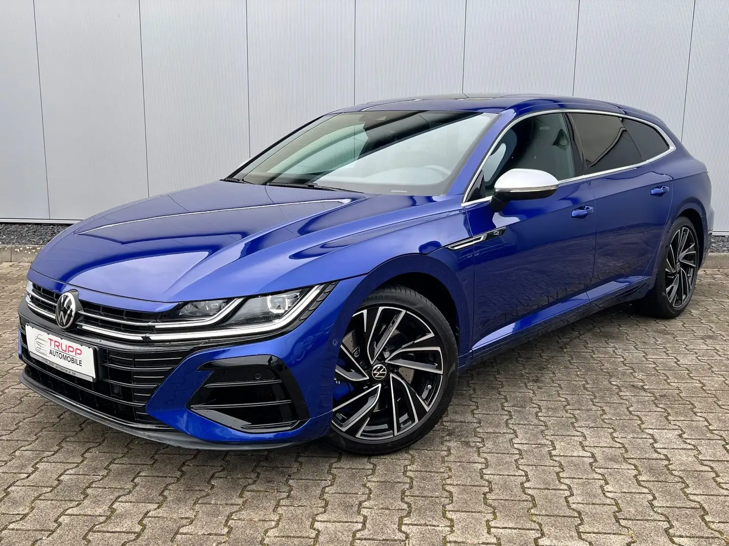 Volkswagen Arteon SB R 4M/AHK/PANO/360°/MATRIX/4xSHZ/NAVI Bleu - 1