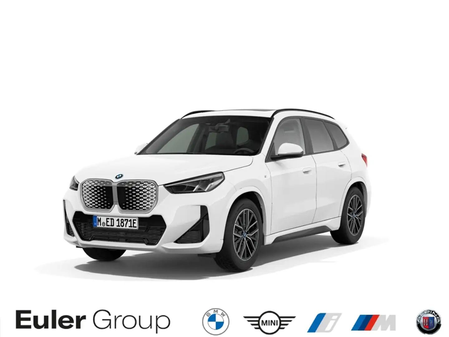 BMW iX1 eDrive 20 Sportpaket AD AHK-klappbar AHK El. Panod Weiß - 1