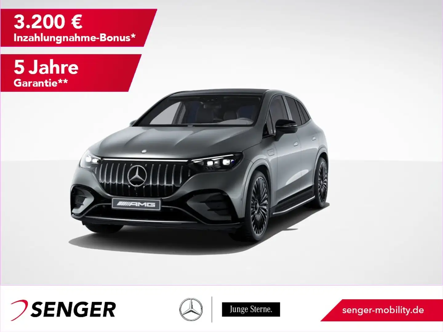 Mercedes-Benz EQE SUV 43 AMG 4M DigitalLight Pano Burmester Gris - 1