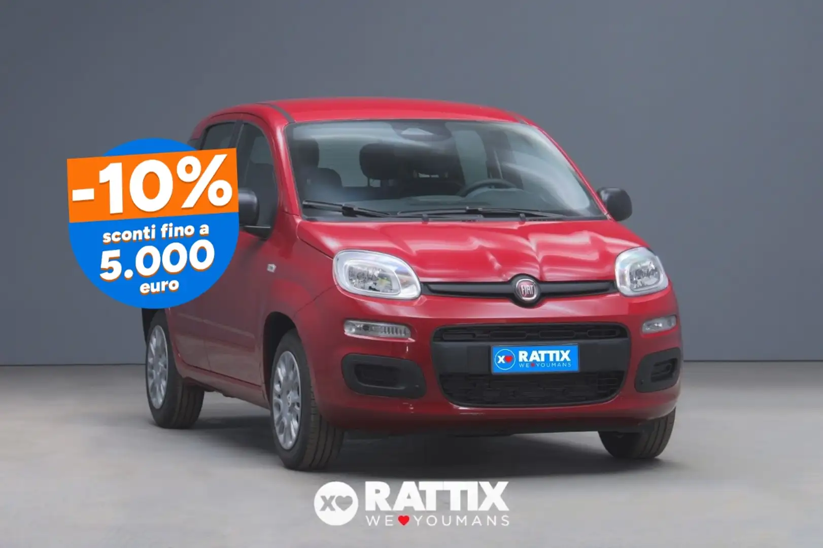 Fiat Panda 1.0 Firefly Hybrid 70CV 5p.ti + Pack City Rouge - 1
