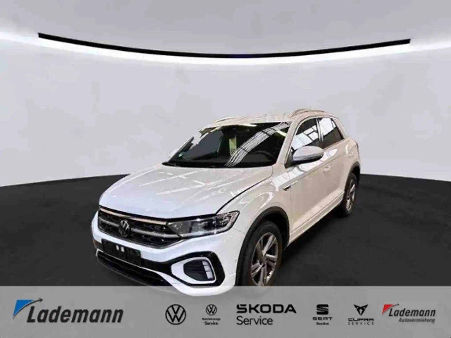 Volkswagen T-Roc 1.5 TSI DSG R-LINE STANDHZ+IQ.LIGHT+eHECK+ Weiß - 1