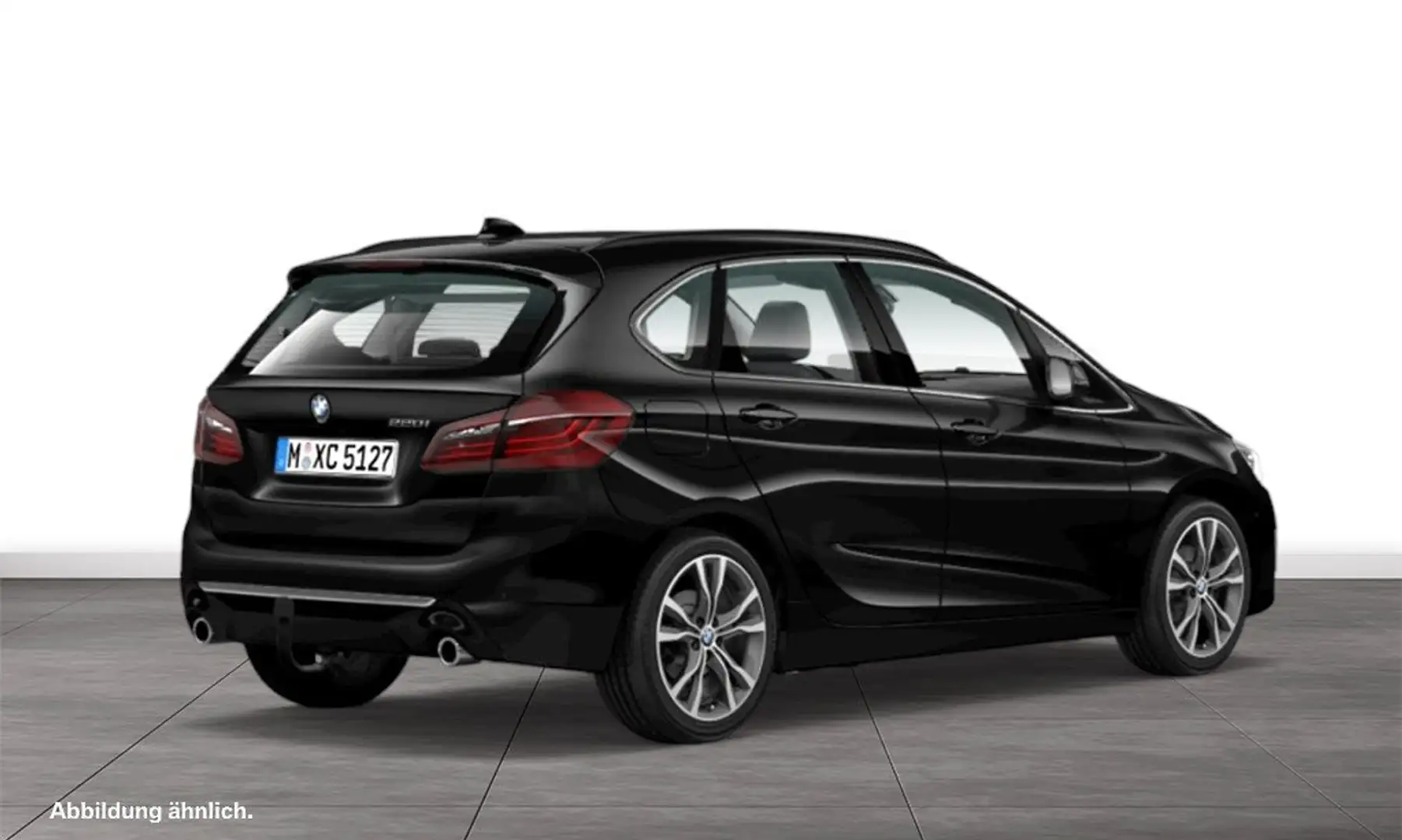 BMW 220 i Active Tourer Luxury Line+AHK+NAVIGATION+HEAD UP Schwarz - 2