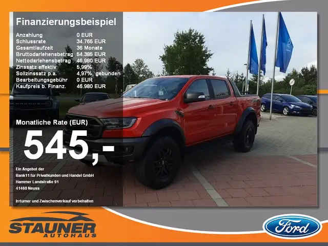 Ford Raptor 2.0 TDCi  Rollo AHK Standheizung