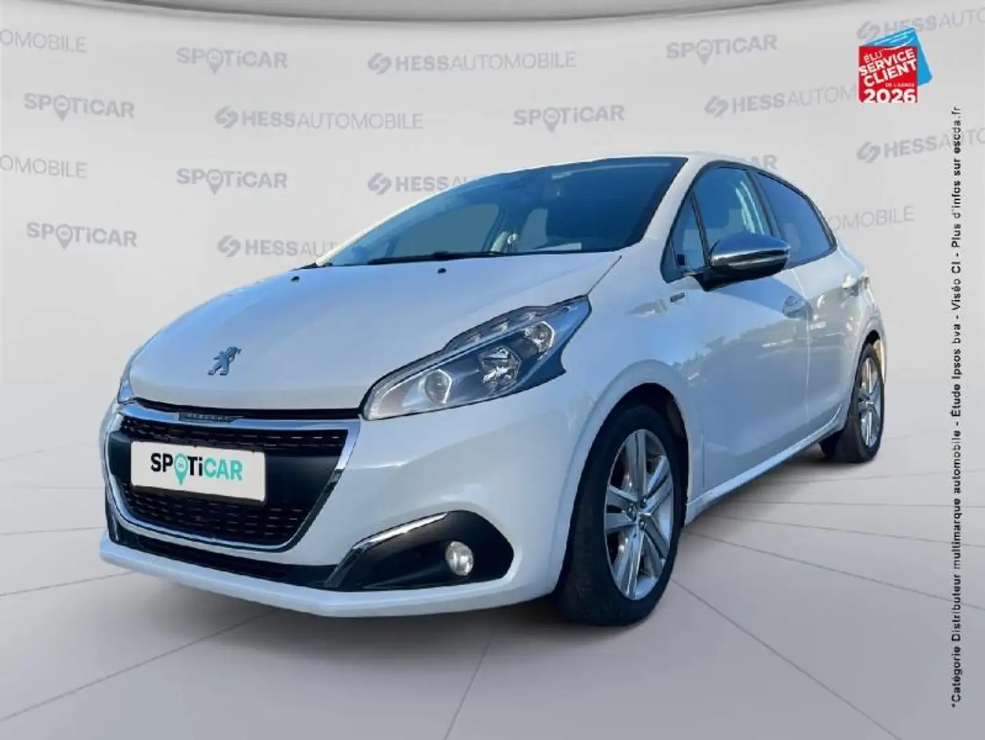 Peugeot 208 1.5 BlueHDi 100ch E6.c Signature BVM5 86g 5p Blanc - 1