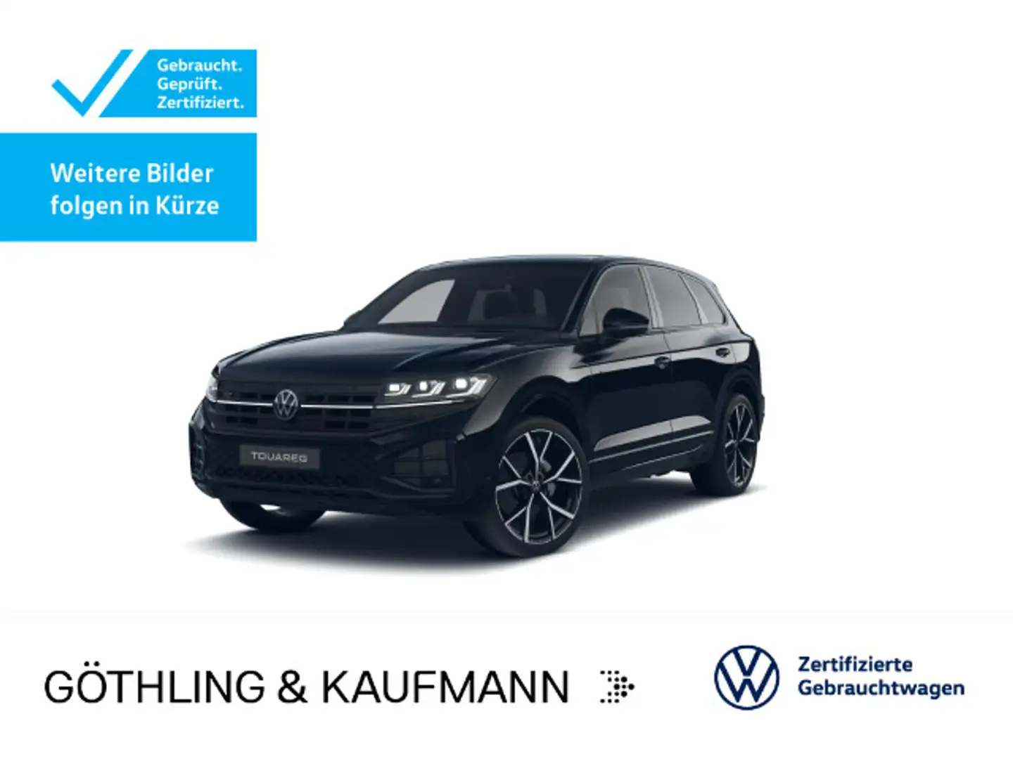 Volkswagen Touareg R-Line 4M 3.0TDI 210kW*PANO*22Zoll*AHK*K Schwarz - 1