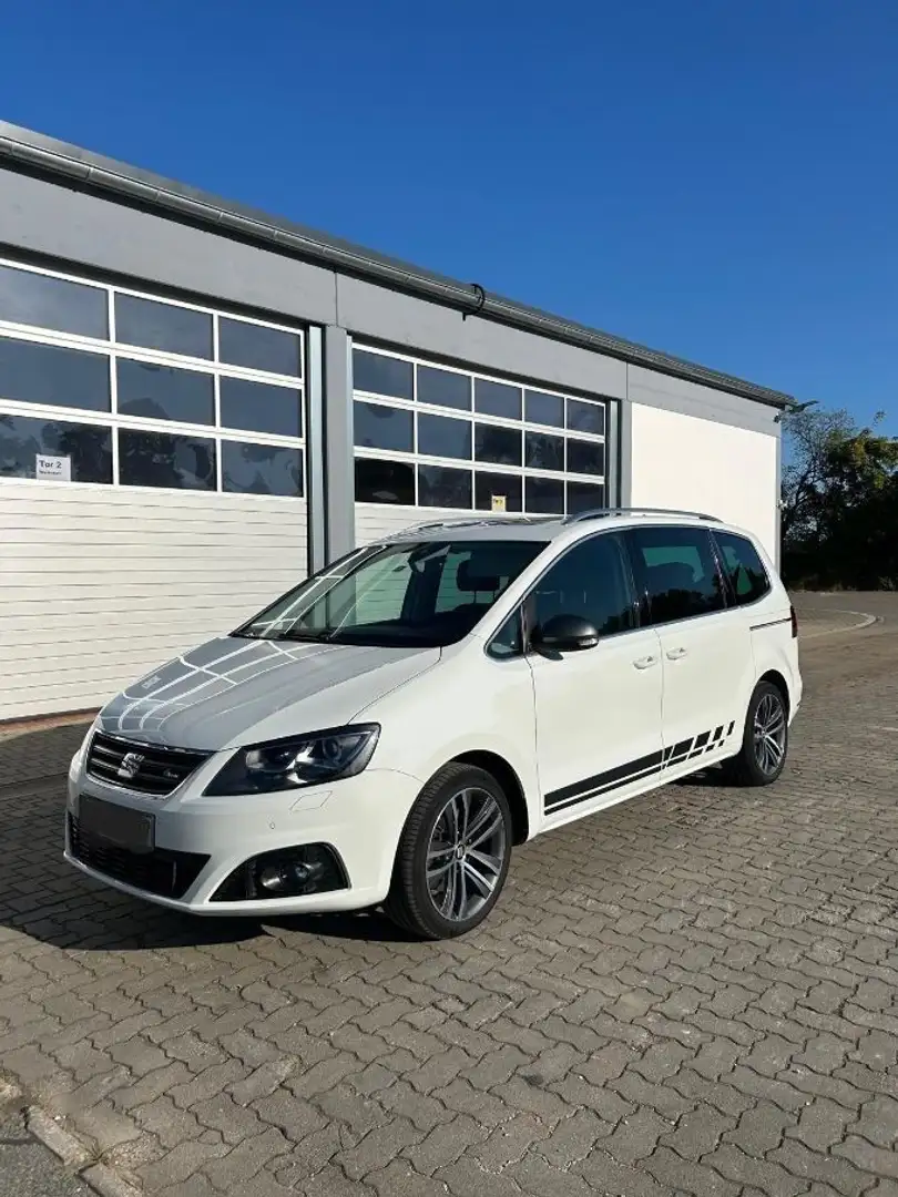 SEAT Alhambra 2.0 TDI FR Line Xenon Navi Alcantra Blanc - 1