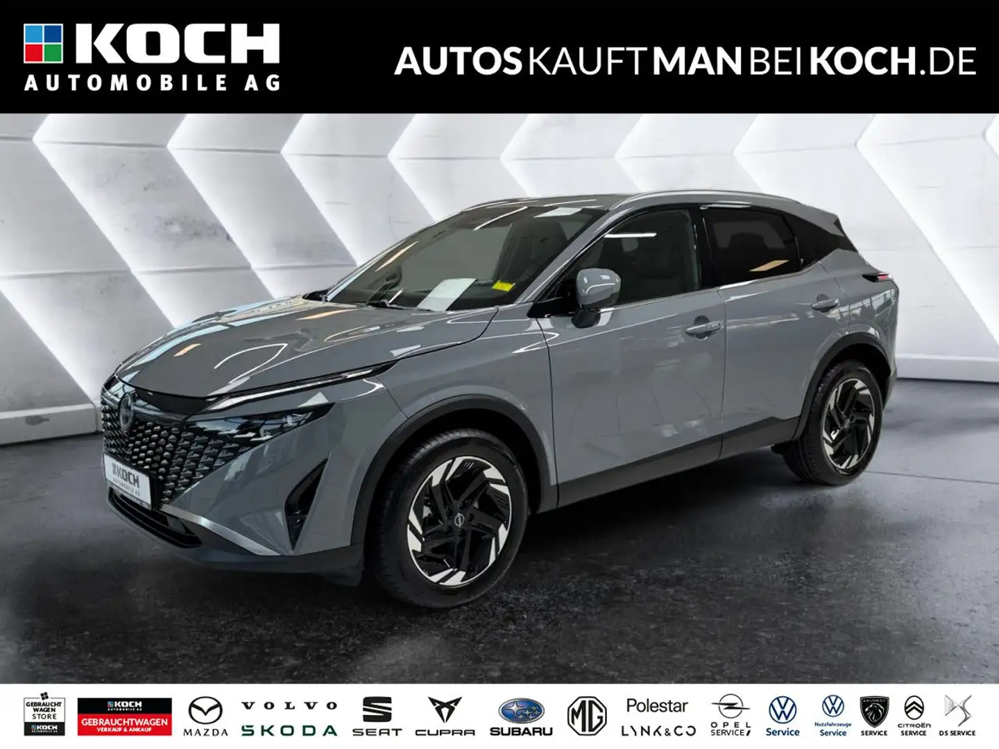 Nissan Qashqai 1.3 DIG-T N-Conn. LED NAVI KAMERA SHZ ACC Grigio - 1